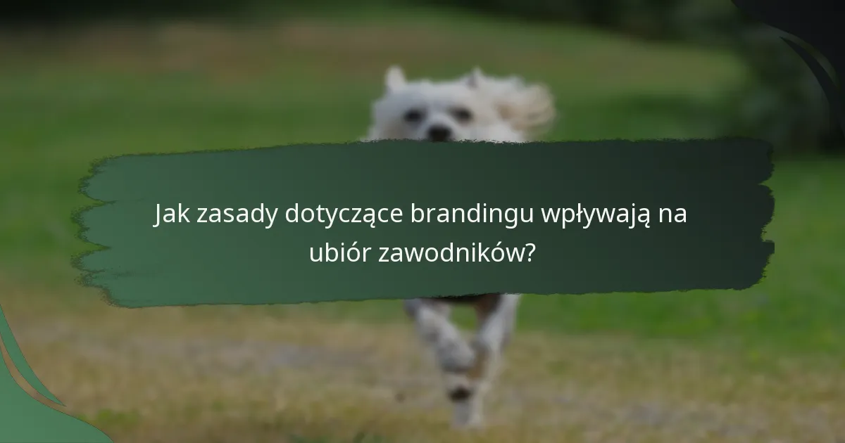 Jak zasady dotyczące brandingu wpływają na ubiór zawodników?